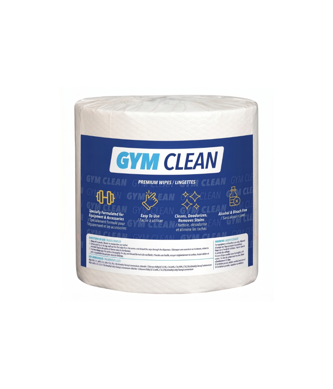 GymClean GC1200 commercial wipes roll